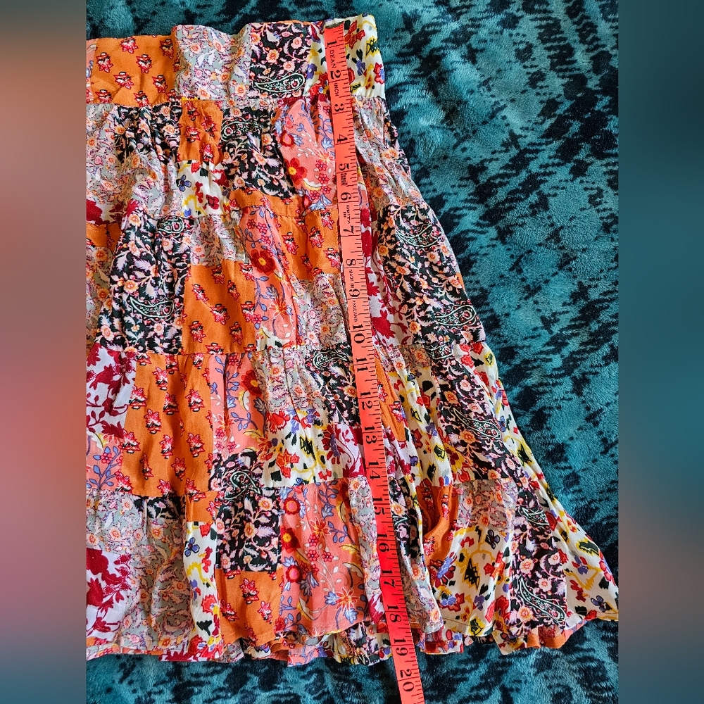 Maeve Lightweight 100% Viscose Patchwork Style Fl… - image 3